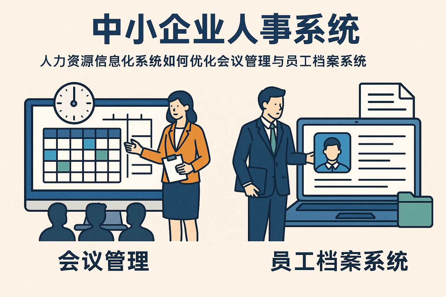 中小企业人事系统:人力资源信息化系统如何优化会议管理与员工档案系统