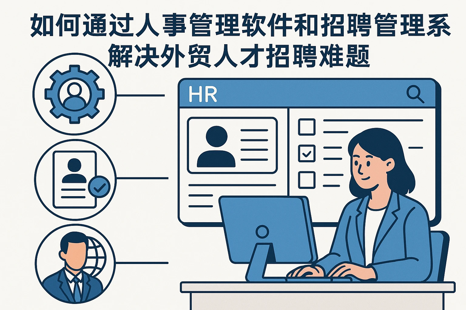 如何通过人事管理软件和招聘管理系统解决外贸人才招聘难题