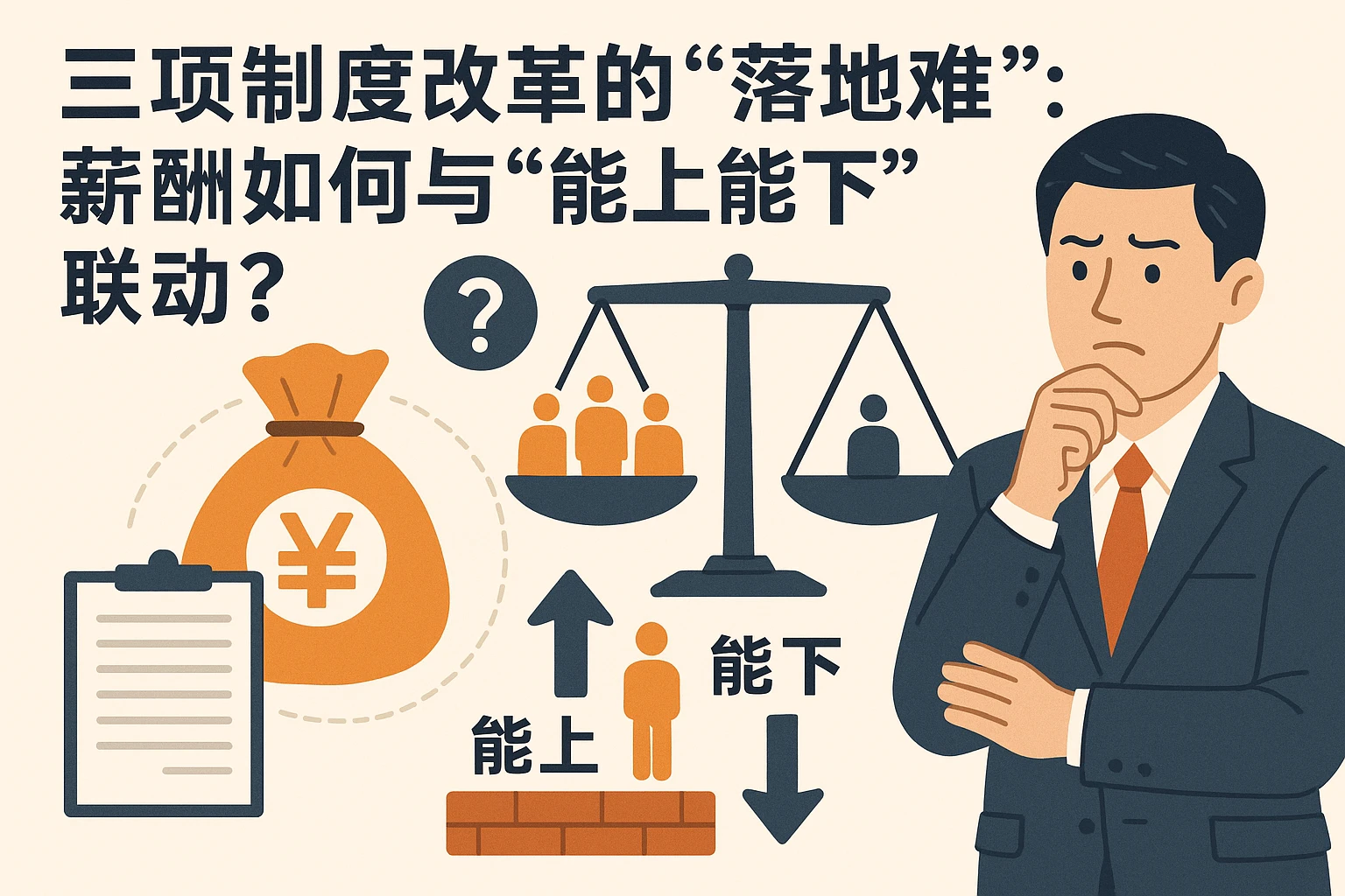 2. 三项制度改革的“落地难”：薪酬如何与“能上能下”联动？