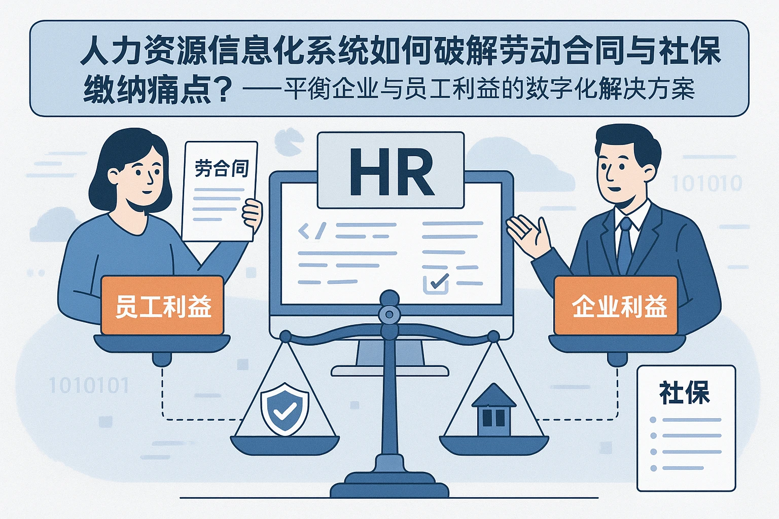 人力资源信息化系统如何破解劳动合同与社保缴纳痛点？——平衡企业与员工利益的数字化解决方案