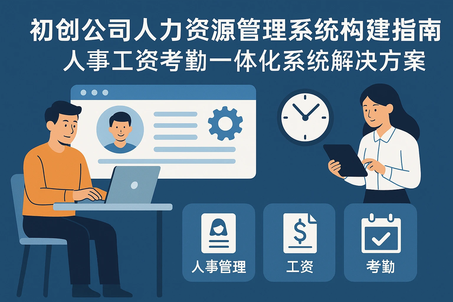 初创公司人力资源管理系统构建指南:人事工资考勤一体化系统解决方案