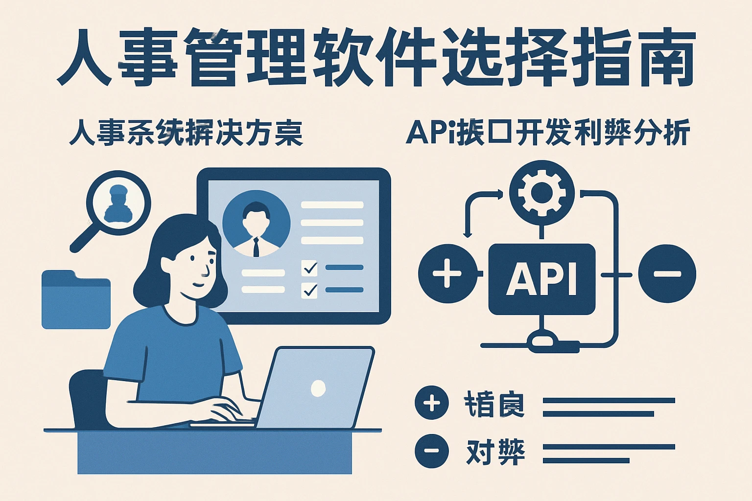 人事管理软件选择指南:人事系统解决方案与API接口开发利弊分析