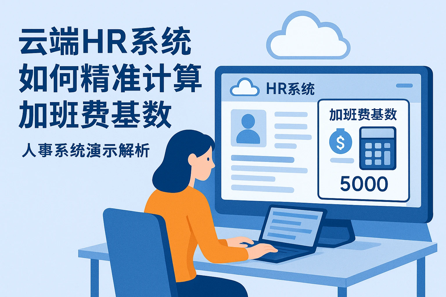 云端HR系统如何精准计算加班费基数：人事系统演示解析