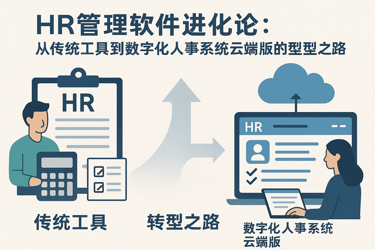 HR管理软件进化论:从传统工具到数字化人事系统云端版的转型之路