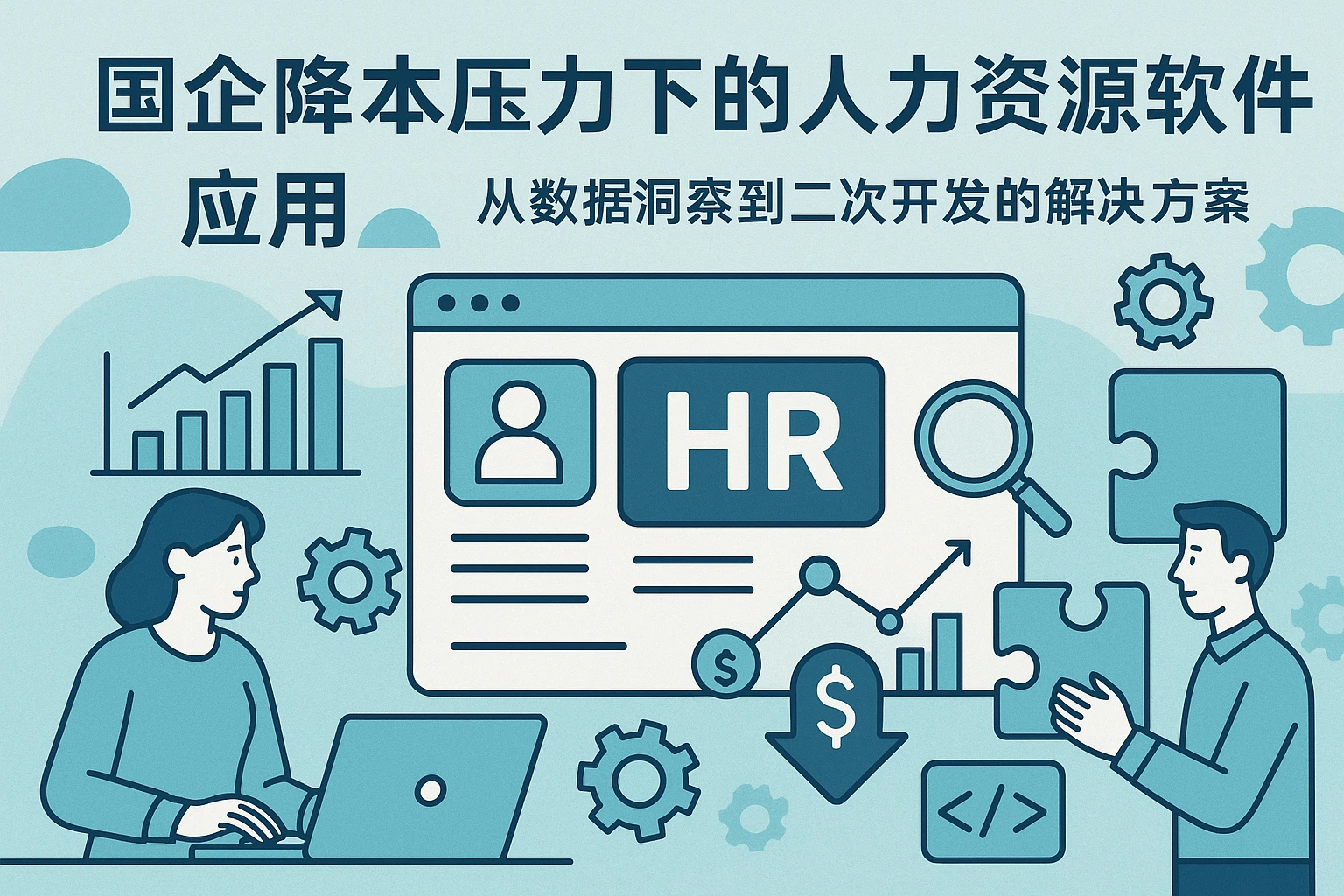 国企降本压力下的人力资源软件应用:从数据洞察到二次开发的解决方案