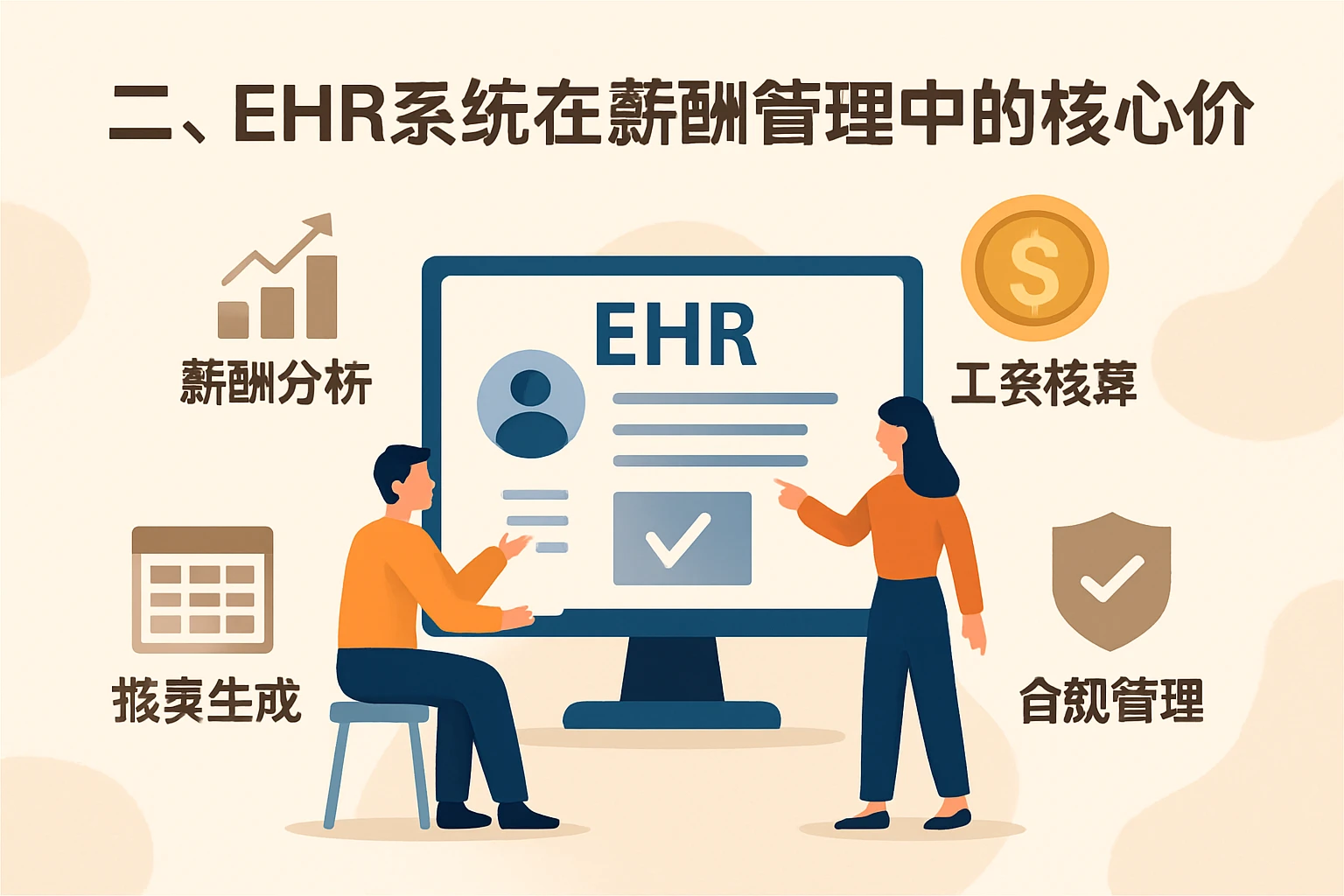 二、EHR系统在薪酬管理中的核心价值