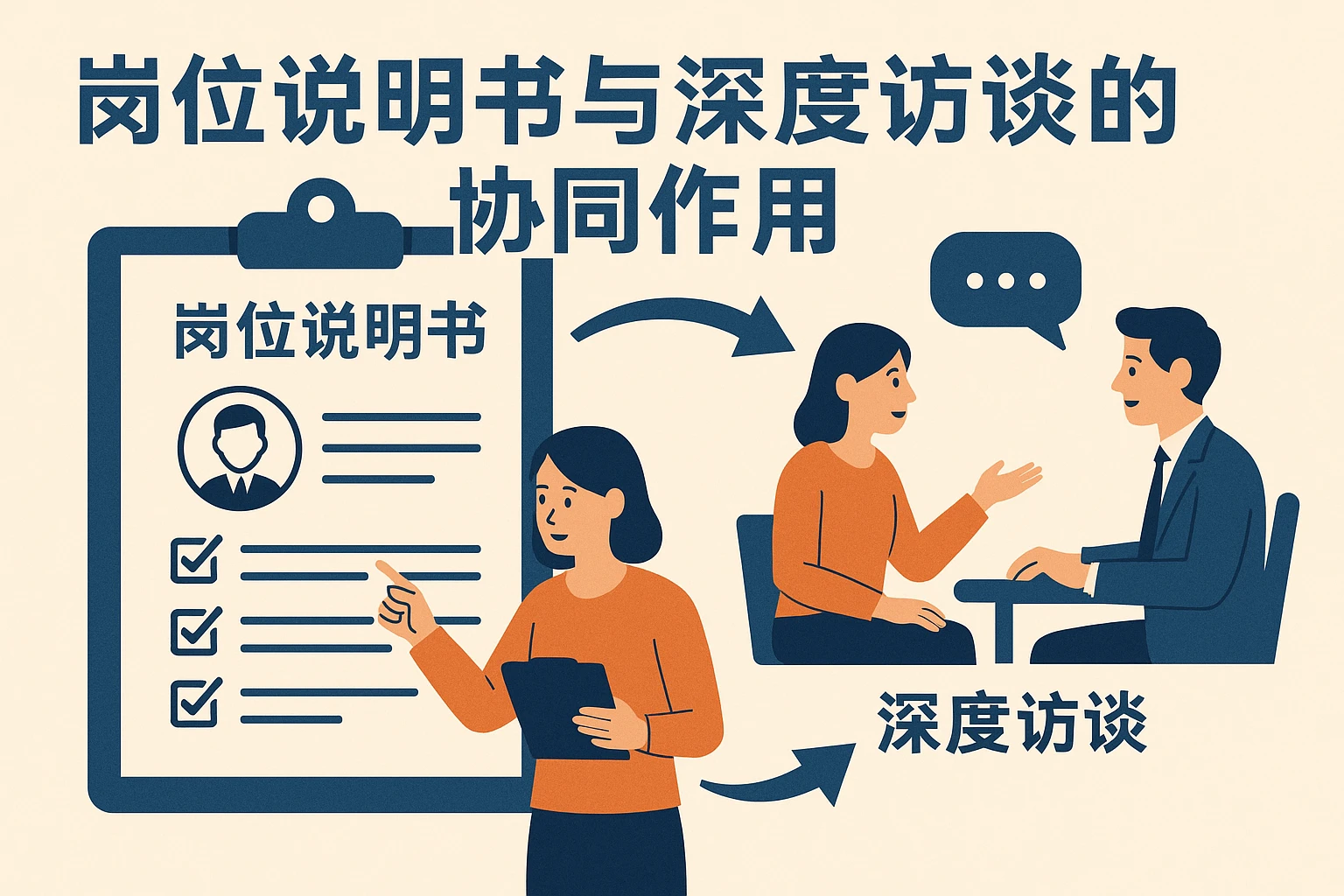 岗位说明书与深度访谈的协同作用