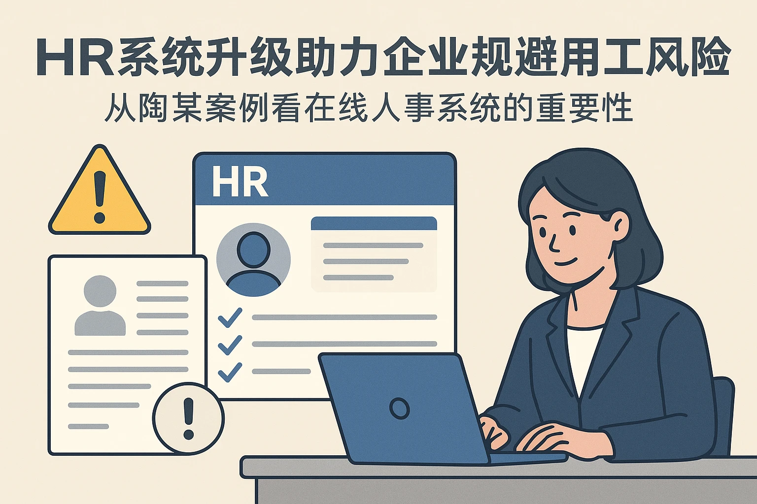 HR系统升级助力企业规避用工风险:从陶某案例看在线人事系统的重要性