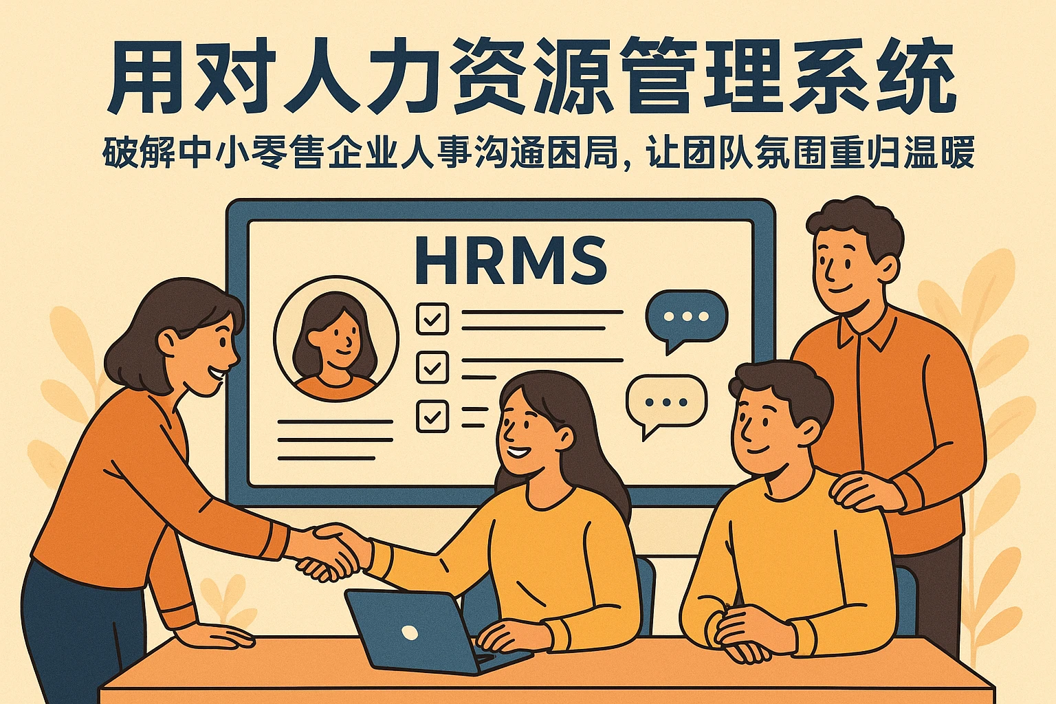 用对人力资源管理系统：破解中小零售企业人事沟通困局，让团队氛围重归温暖