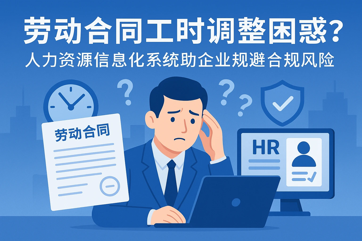 劳动合同工时调整困惑?人力资源信息化系统助企业规避合规风险