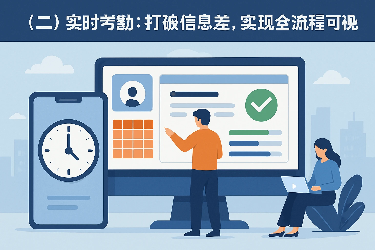 (二)实时考勤:打破信息差,实现全流程可视化