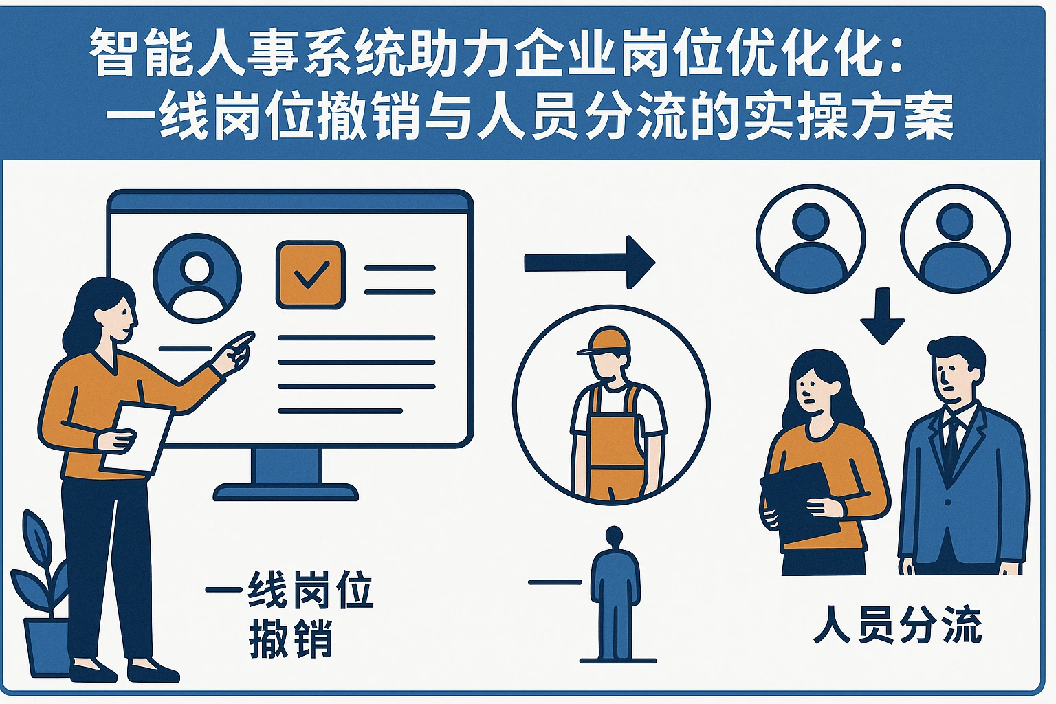 智能人事系统助力企业岗位优化：一线岗位撤销与人员分流的实操方案