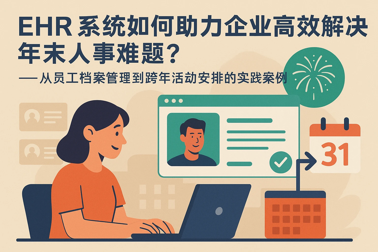 EHR系统如何助力企业高效解决年末人事难题?——从员工档案管理到跨年活动安排的实践案例