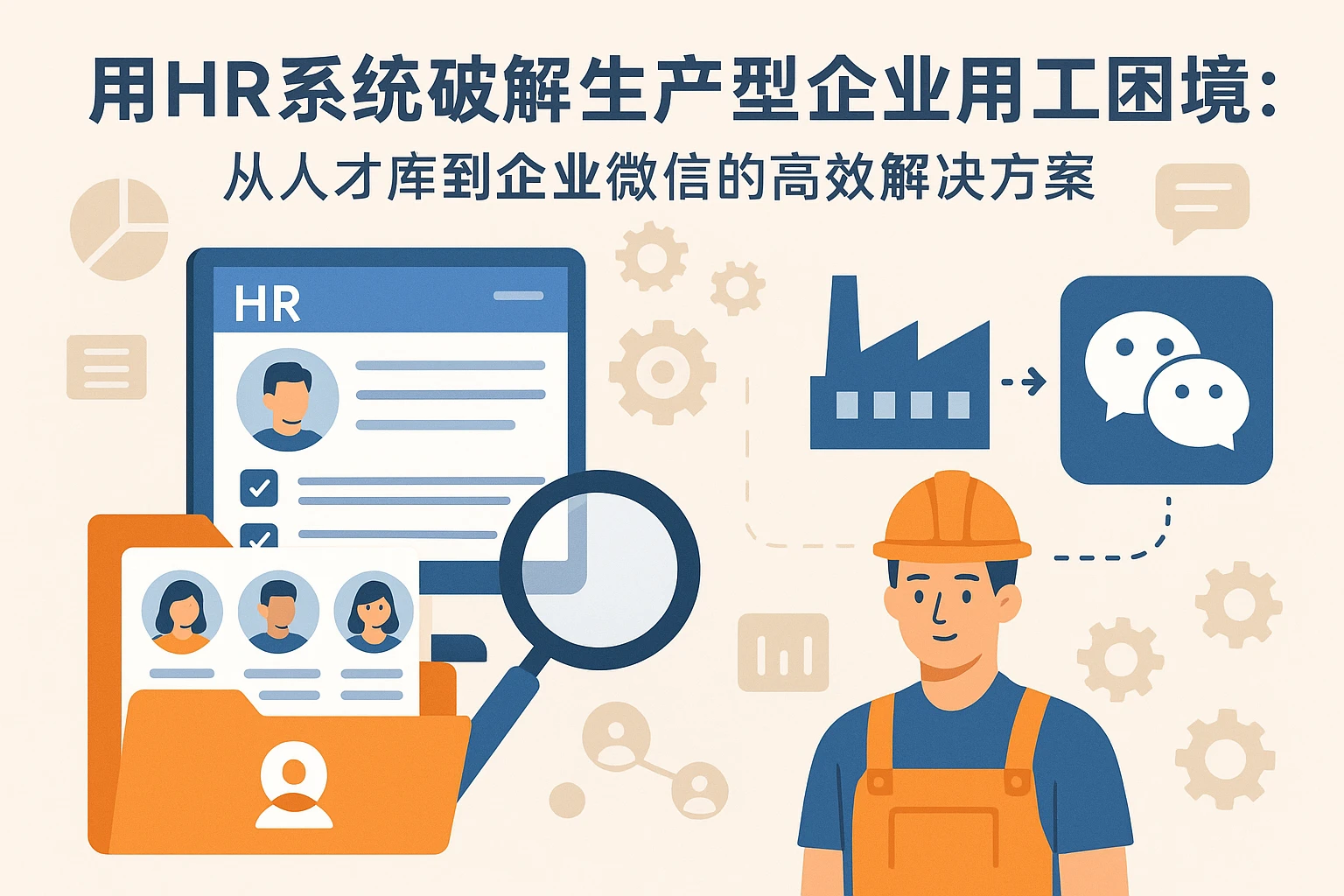 用HR系统破解生产型企业用工困境：从人才库到企业微信的高效解决方案