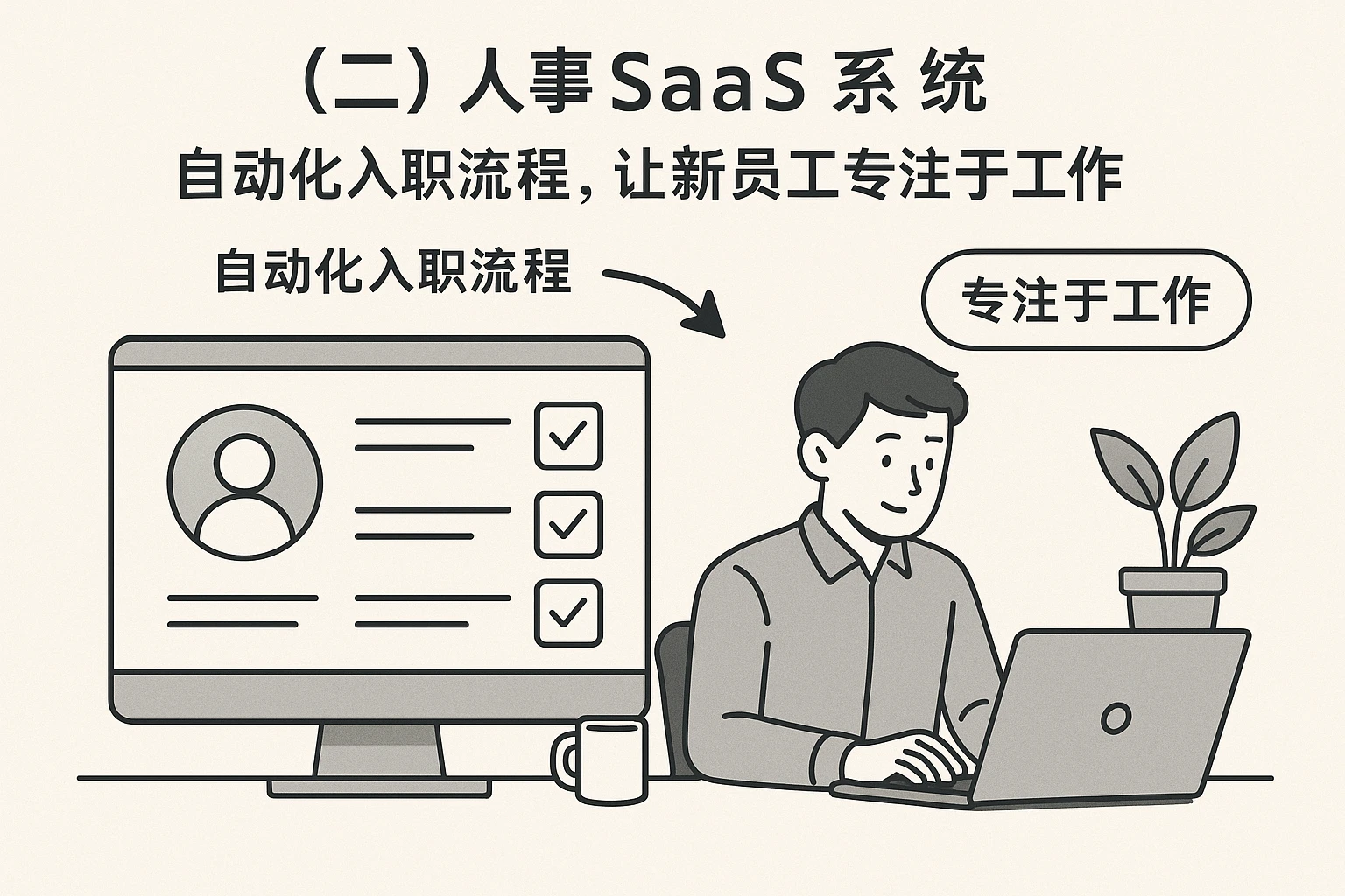 (二)人事SaaS系统:自动化入职流程,让新员工专注于工作
