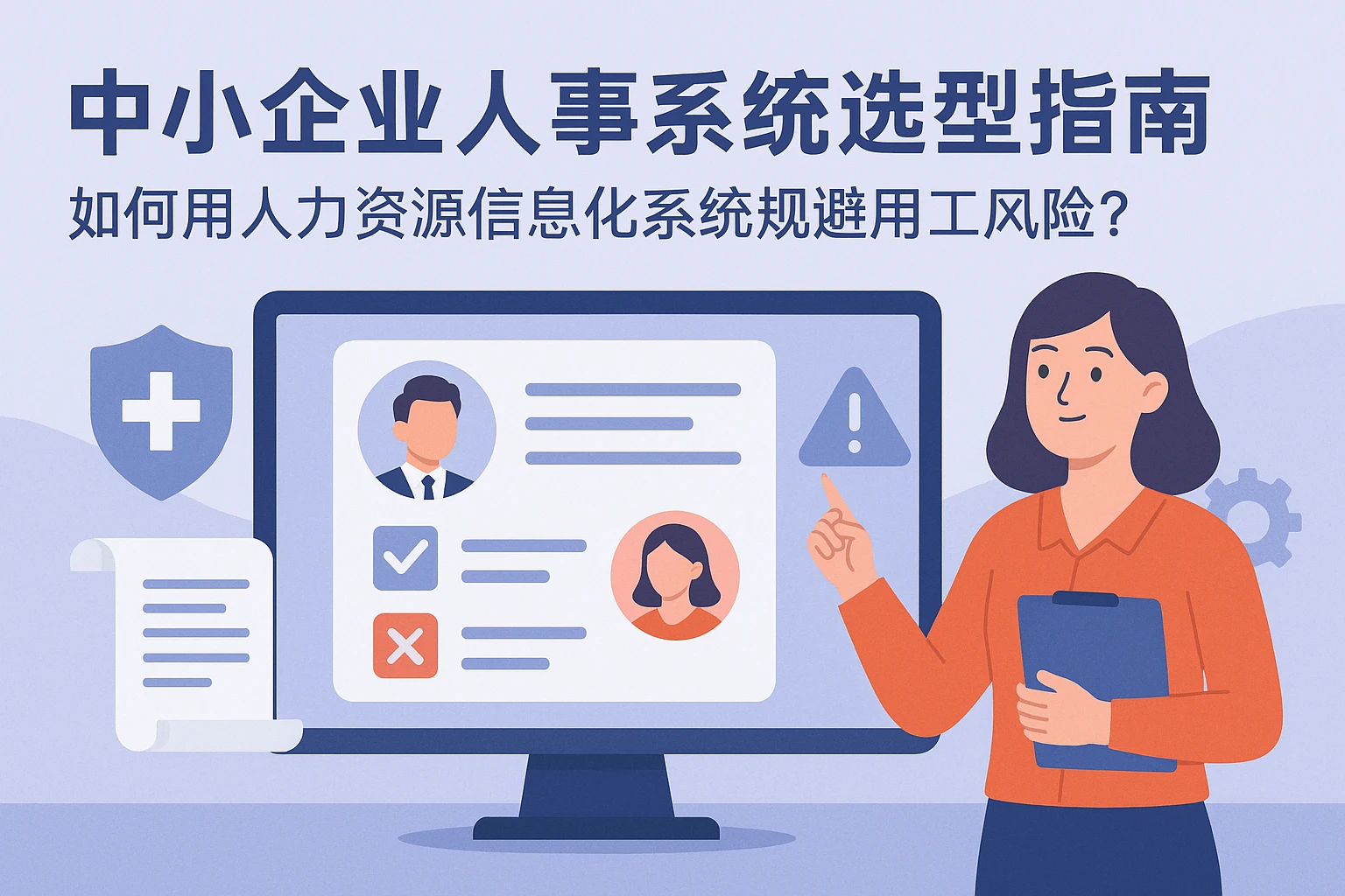 中小企业人事系统选型指南:如何用人力资源信息化系统规避用工风险?