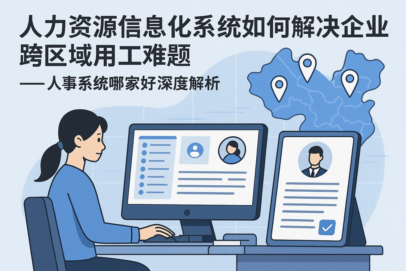 人力资源信息化系统如何解决企业跨区域用工难题 - 人事系统哪家好深度解析