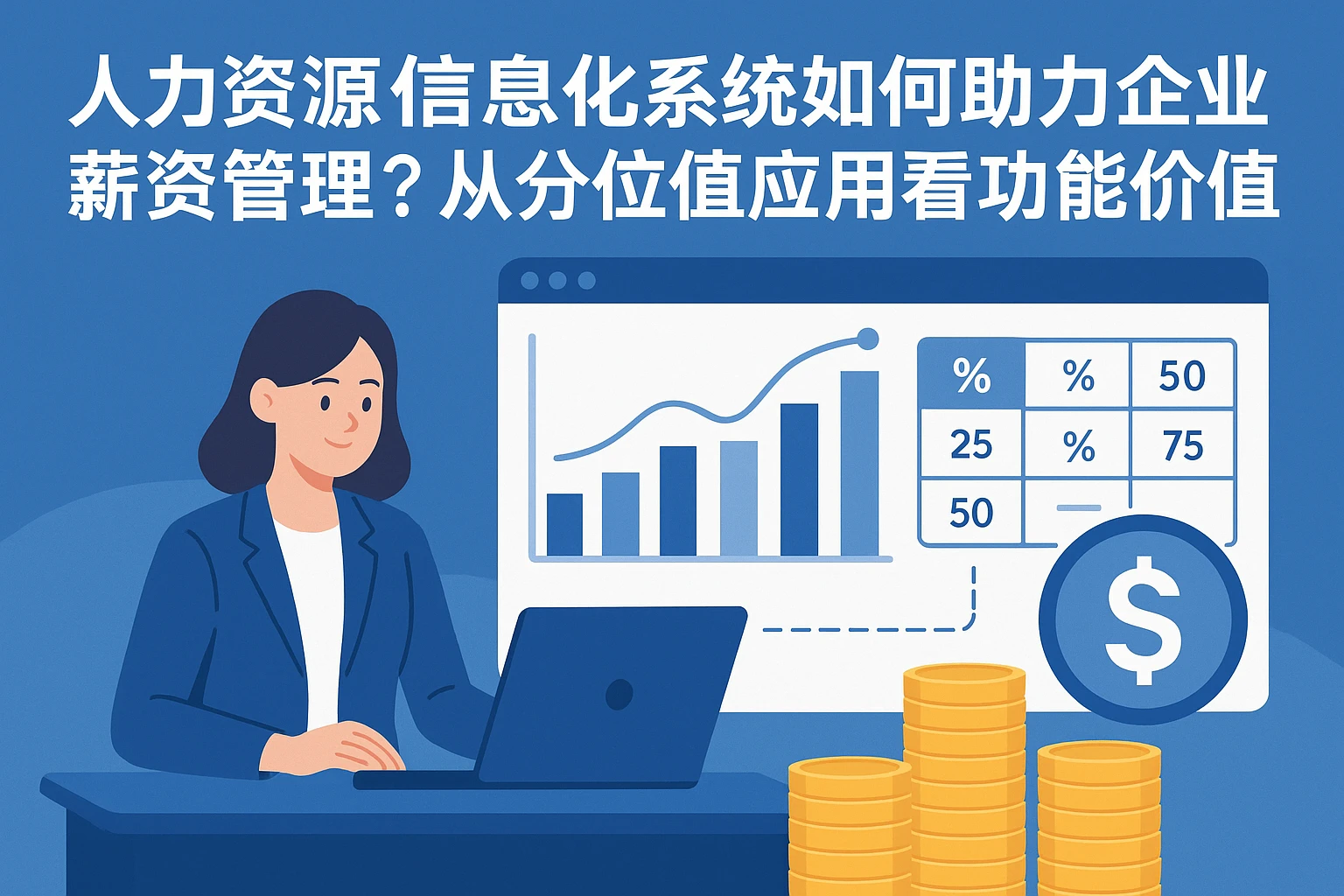 人力资源信息化系统如何助力企业薪资管理?从分位值应用看功能价值