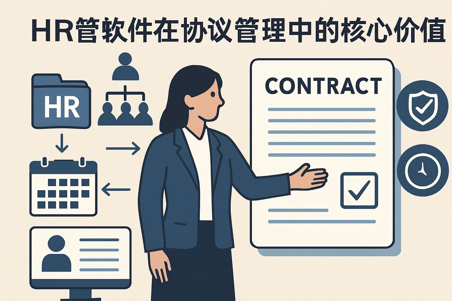 HR管理软件在协议管理中的核心价值