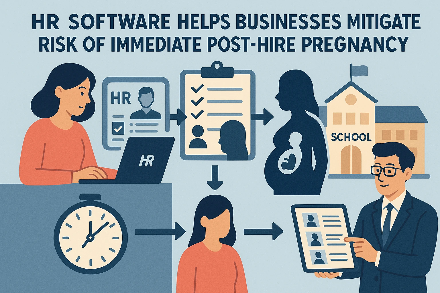人力资源软件助力企业规避入职即怀孕风险：从考勤系统到学校人事管理的全流程解决方案