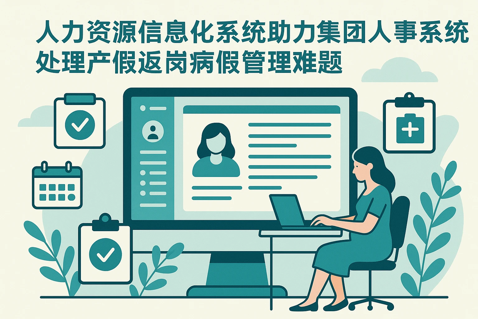 人力资源信息化系统助力集团人事系统处理产假返岗病假管理难题