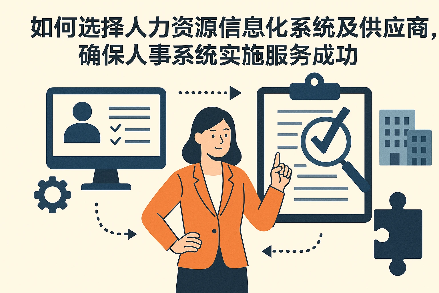 如何选择人力资源信息化系统及供应商,确保人事系统实施服务成功