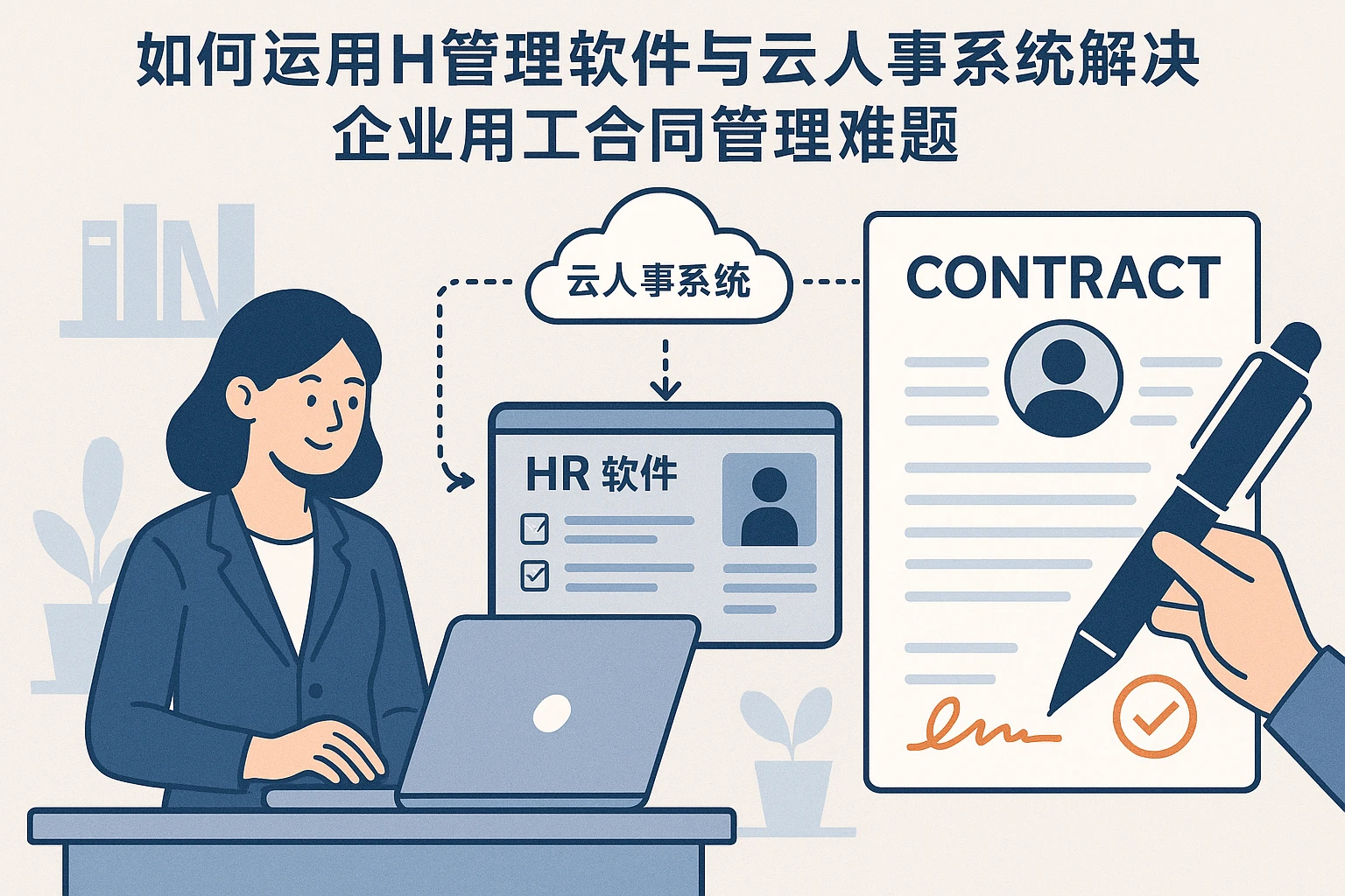 如何运用HR管理软件与云人事系统解决企业用工合同管理难题