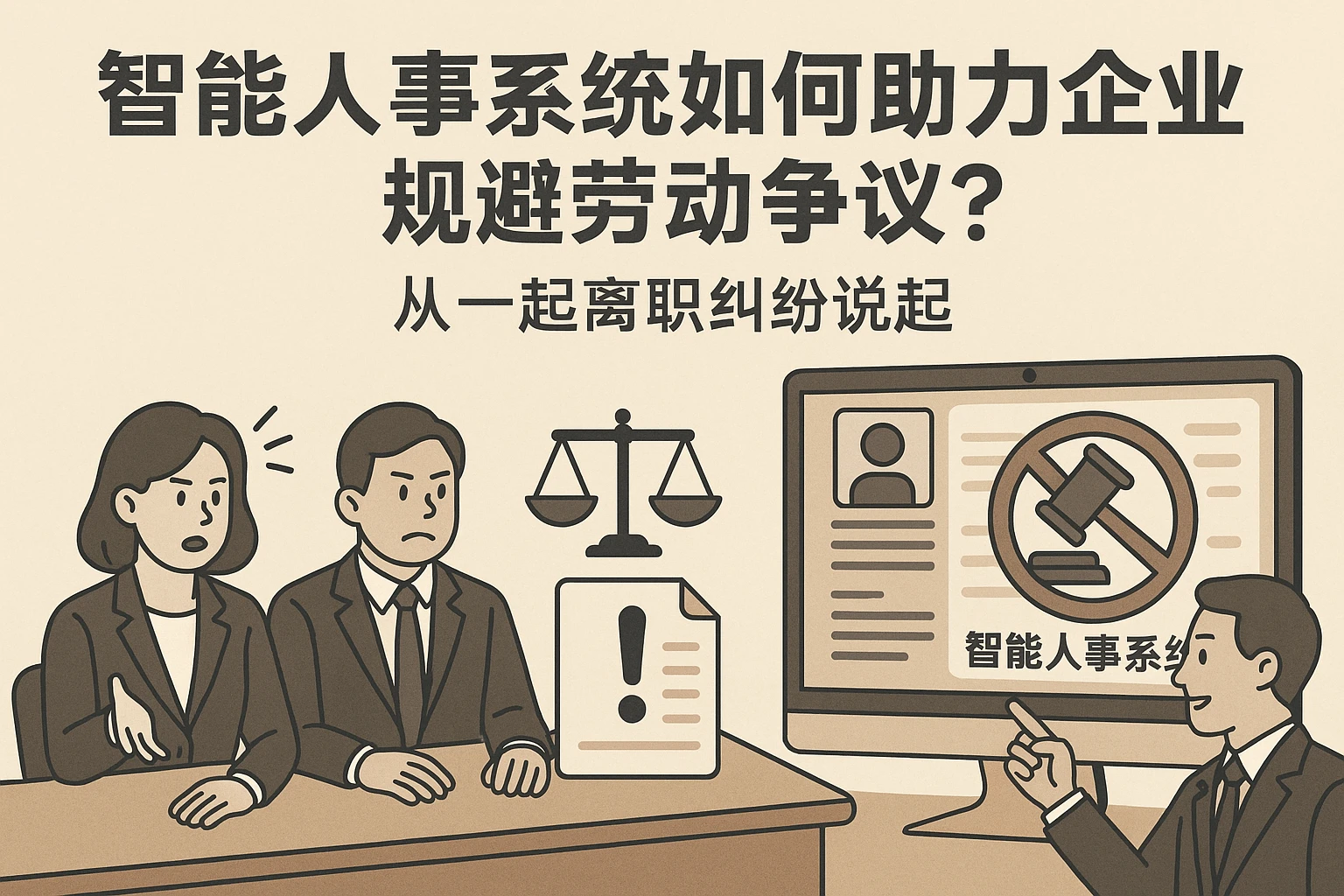 智能人事系统如何助力企业规避劳动争议？从一起离职纠纷说起