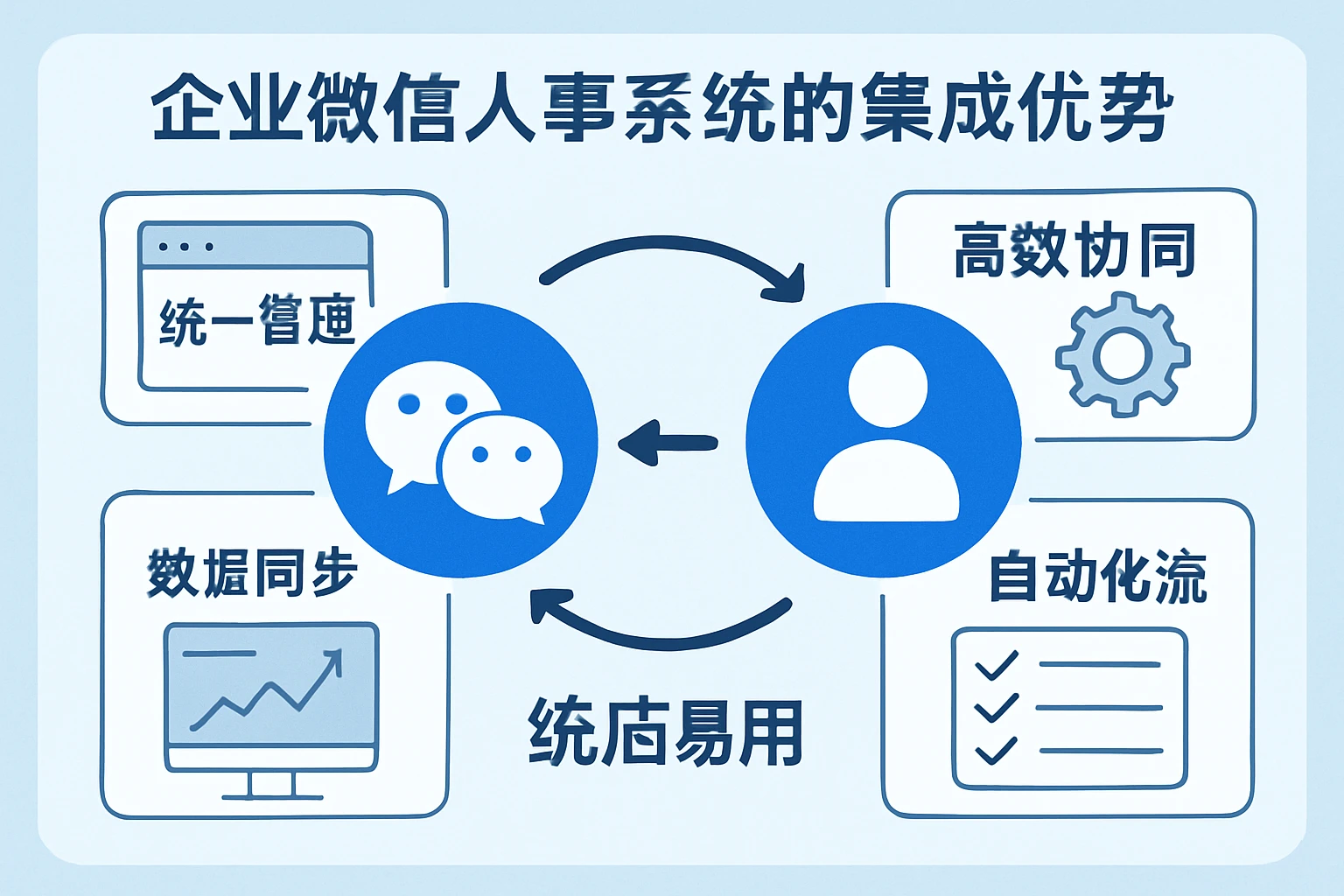 企业微信人事系统的集成优势