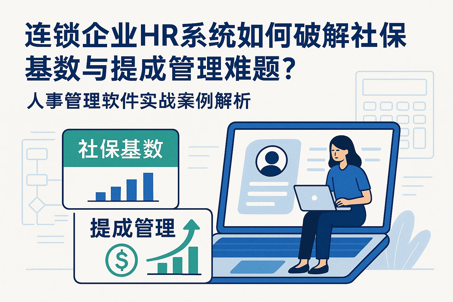 连锁企业HR系统如何破解社保基数与提成管理难题？人事管理软件实战案例解析