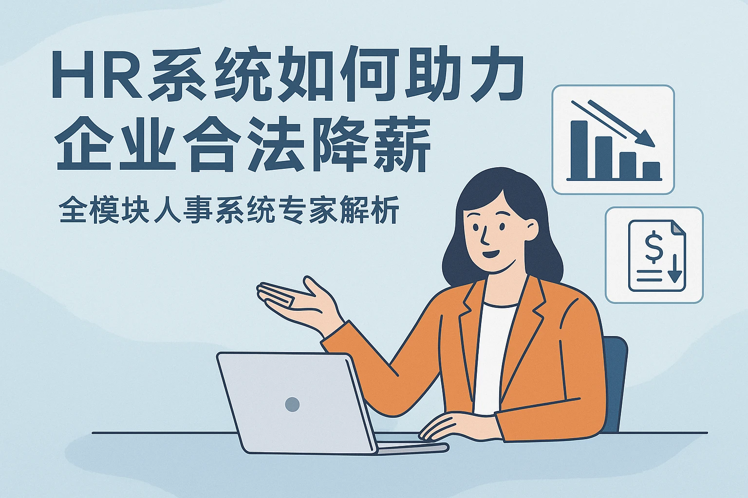 HR系统如何助力企业合法降薪 - 全模块人事系统专家解析