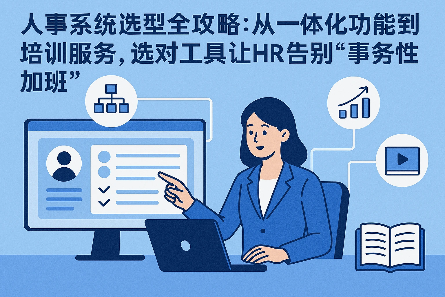 人事系统选型全攻略：从一体化功能到培训服务，选对工具让HR告别“事务性加班”
