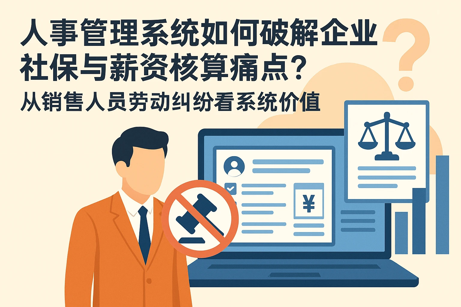 人事管理系统如何破解企业社保与薪资核算痛点?从销售人员劳动纠纷看系统价值