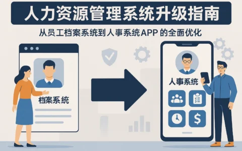 人力资源管理系统升级指南：从员工档案系统到人事系统APP的全面优化