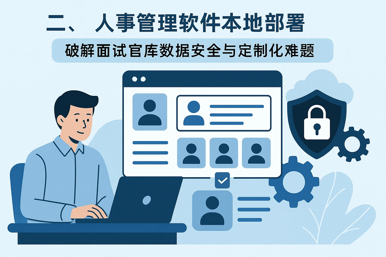 二、人事管理软件本地部署：破解面试官库数据安全与定制化难题