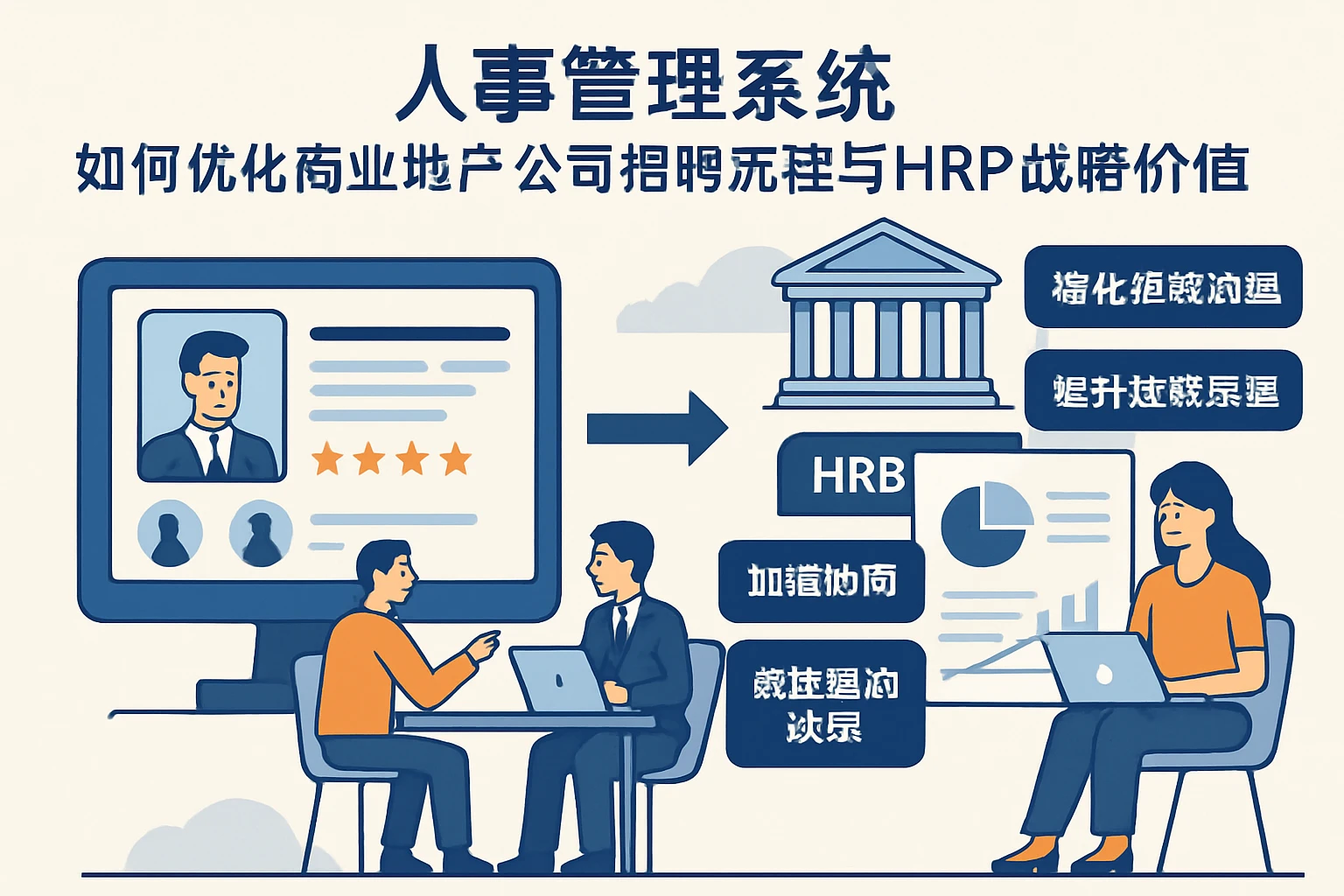 人事管理系统如何优化商业地产公司招聘流程与HRBP战略价值
