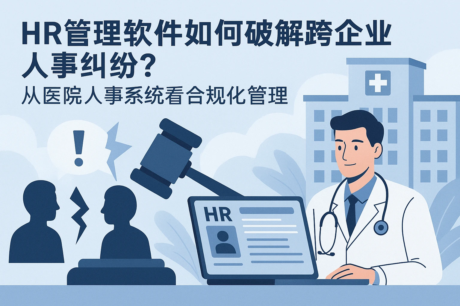 HR管理软件如何破解跨企业人事纠纷？从医院人事系统看合规化管理
