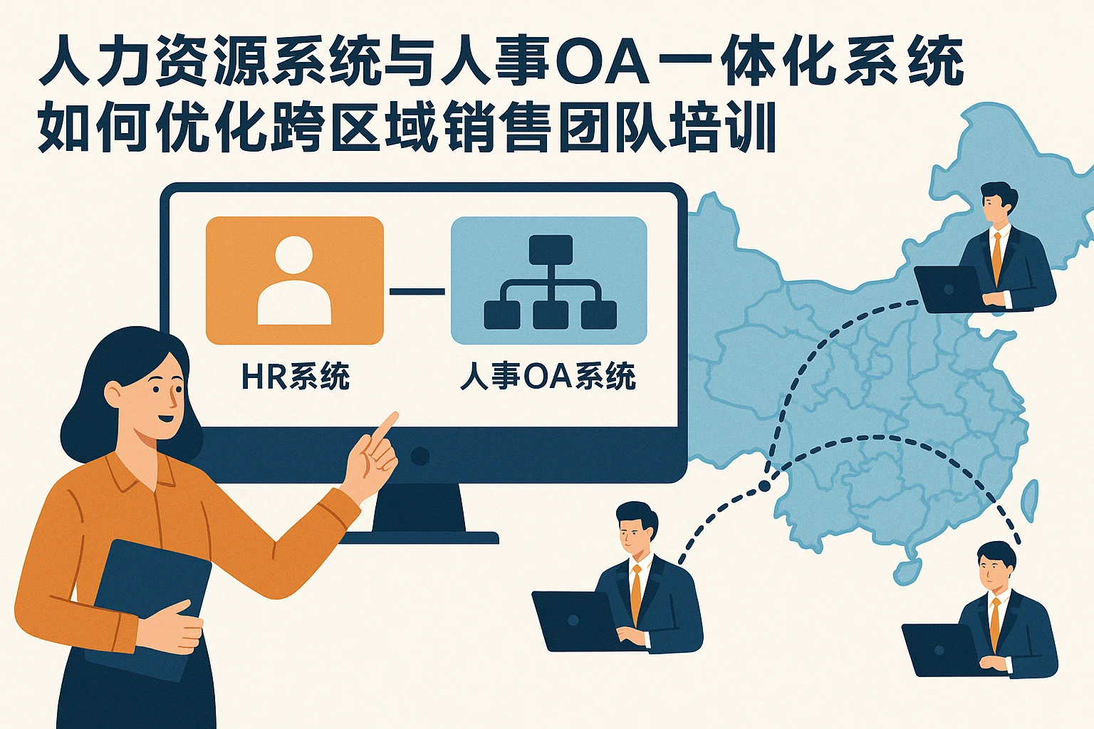人力资源系统与人事OA一体化系统如何优化跨区域销售团队培训