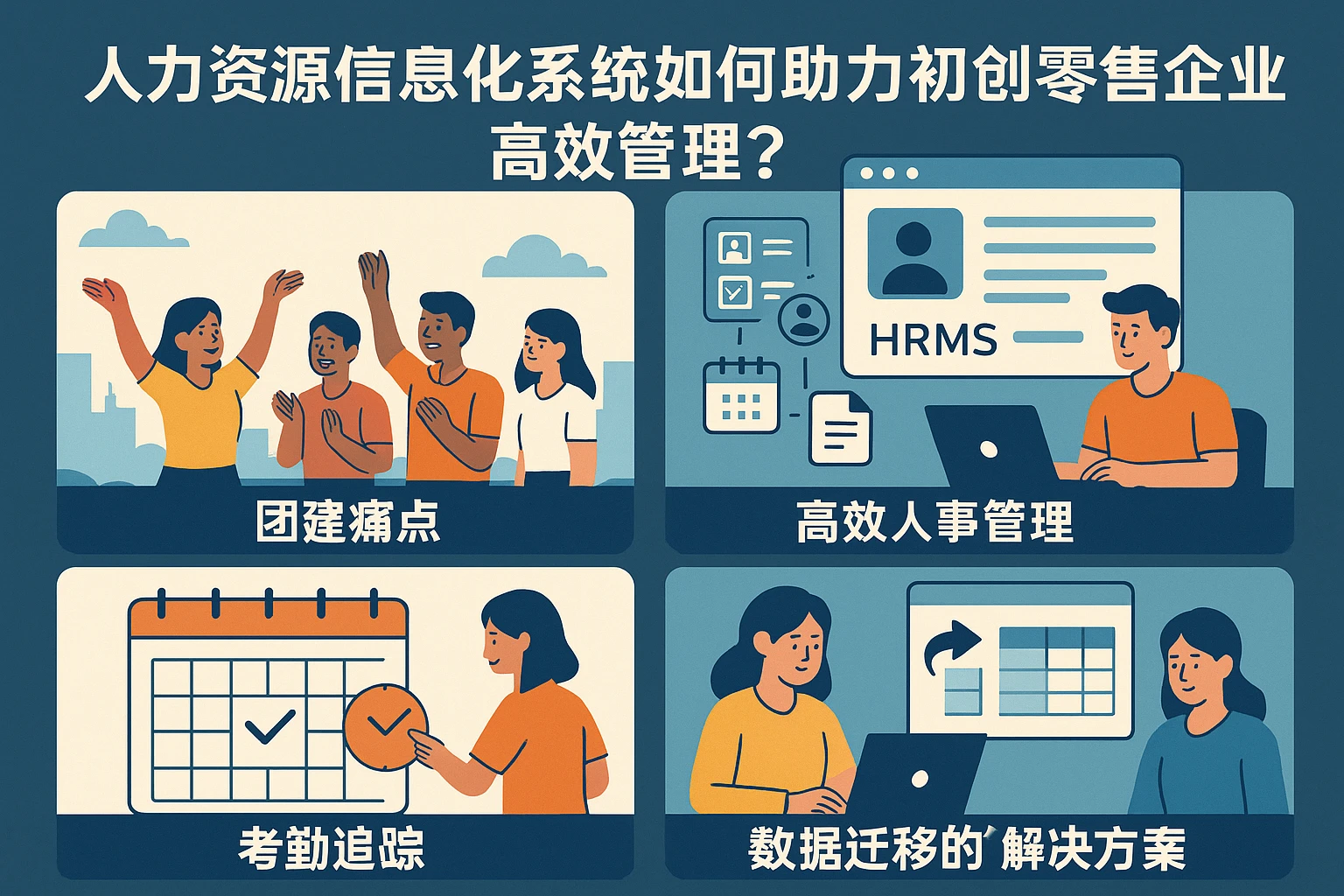 人力资源信息化系统如何助力初创零售企业高效管理？从团建痛点到数据迁移的解决方案