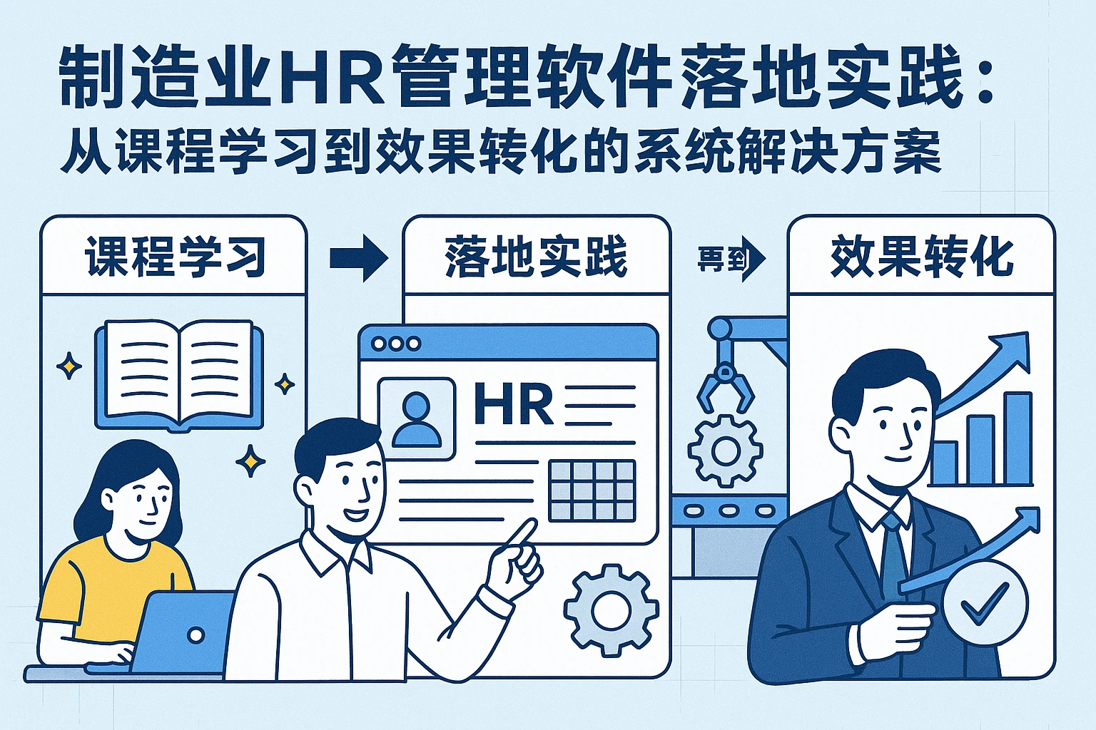 制造业HR管理软件落地实践：从课程学习到效果转化的系统解决方案