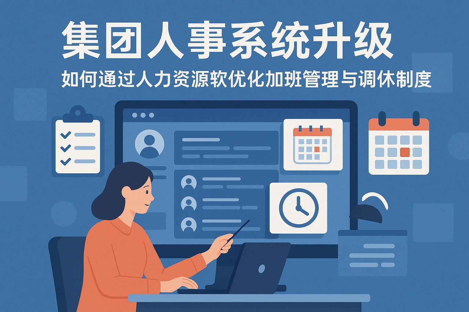 集团人事系统升级：如何通过人力资源软件优化加班管理与调休制度
