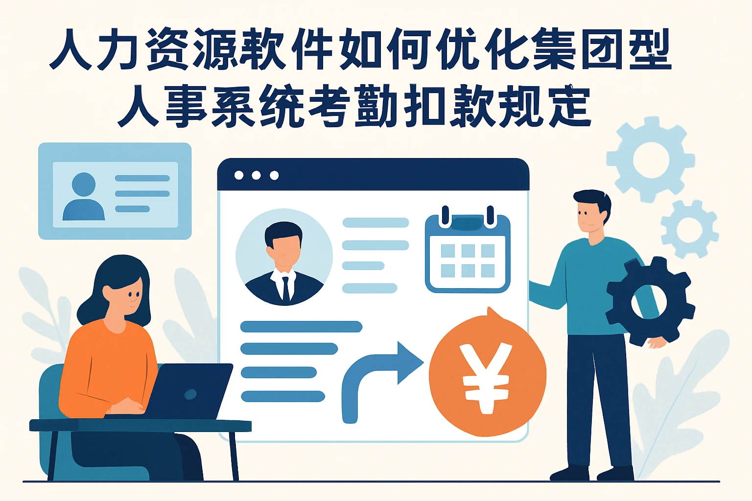 人力资源软件如何优化集团型人事系统的考勤扣款规定