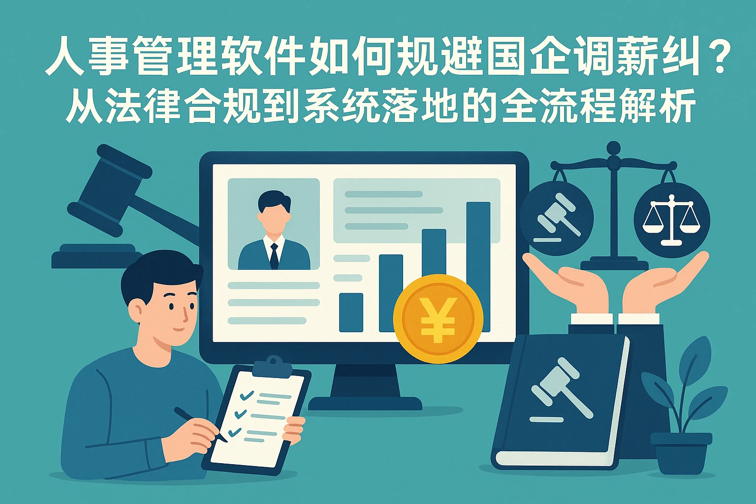 人事管理软件如何规避国企调薪纠纷？从法律合规到系统落地的全流程解析