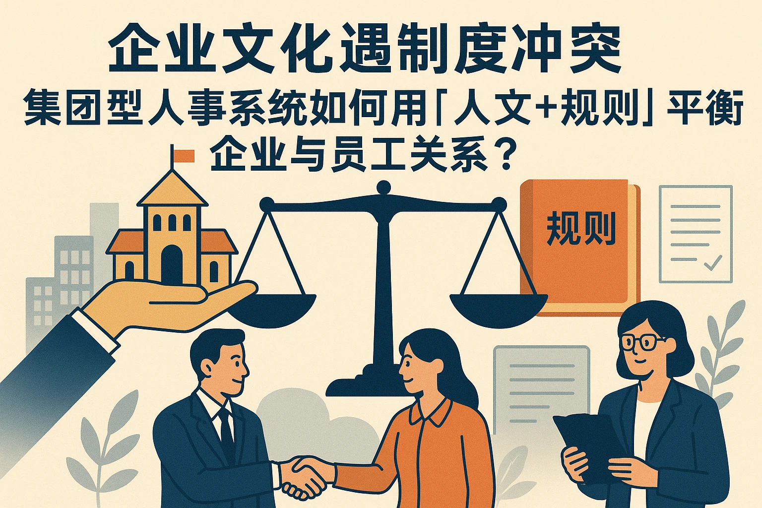 当企业文化遇制度冲突:集团型人事系统如何用“人文+规则”平衡企业与员工关系?
