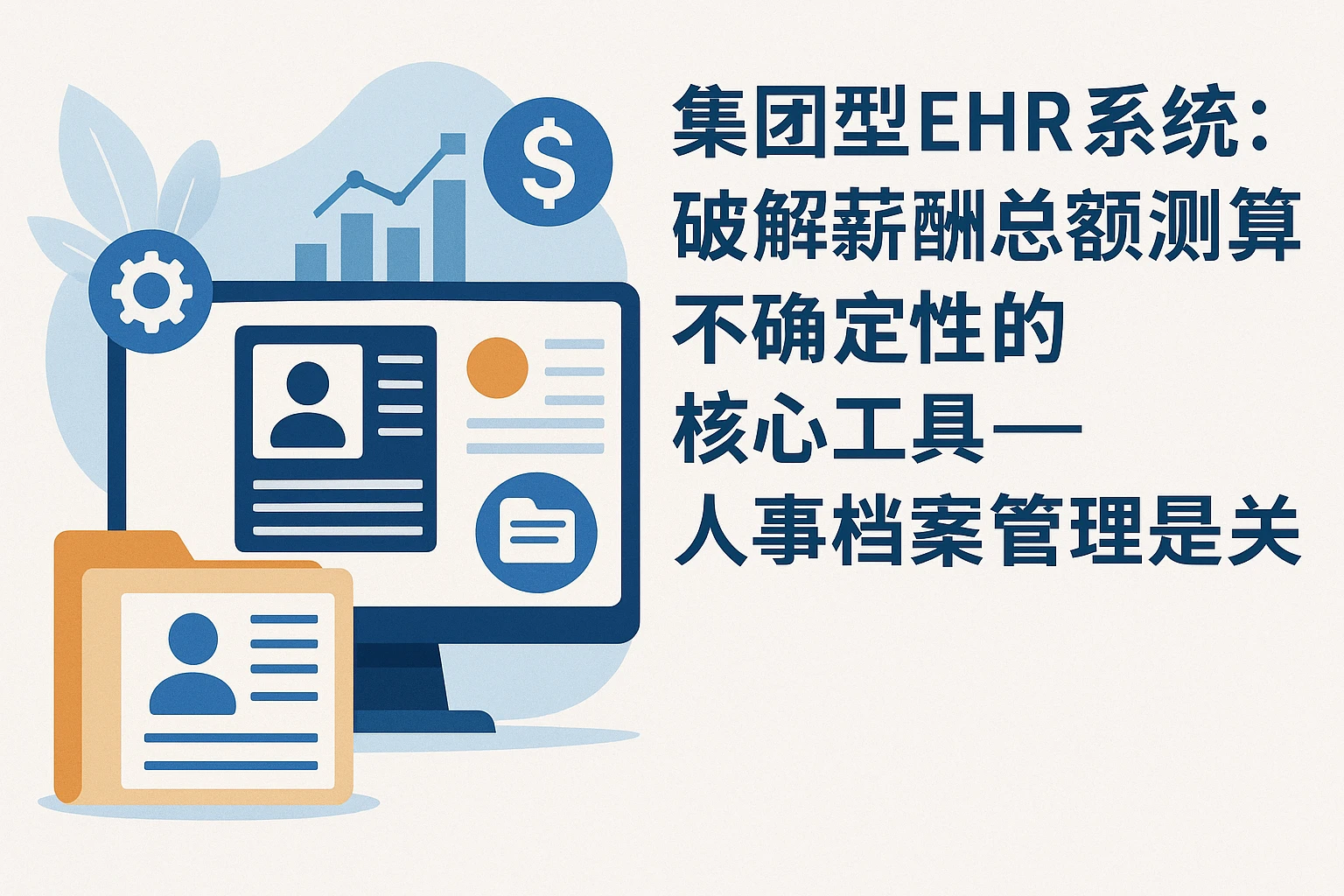 集团型EHR系统：破解薪酬总额测算不确定性的核心工具——人事档案管理是关键