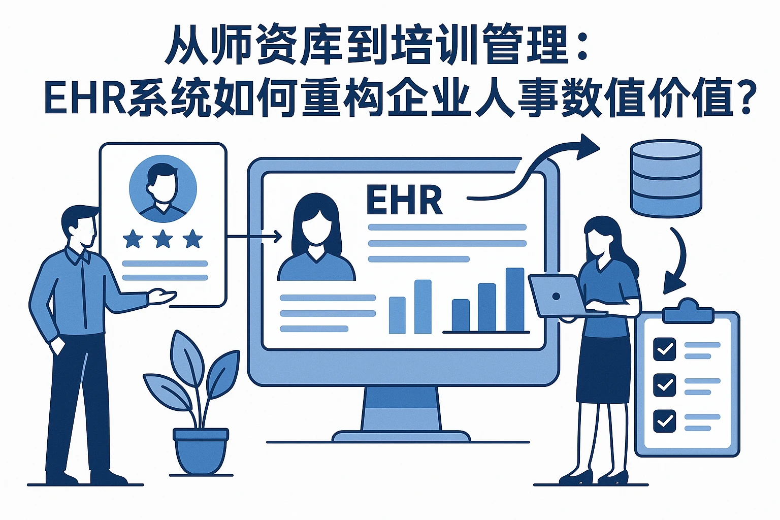 从师资库到培训管理:EHR系统如何重构企业人事数据价值?