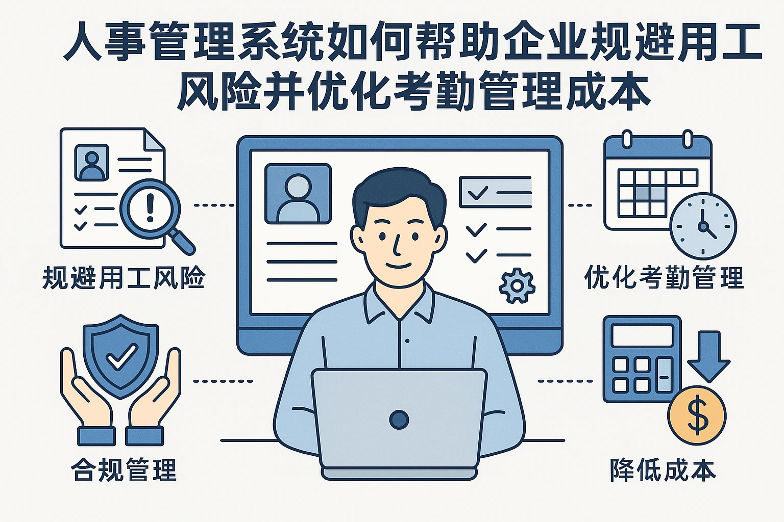 人事管理系统如何帮助企业规避用工风险并优化考勤管理成本