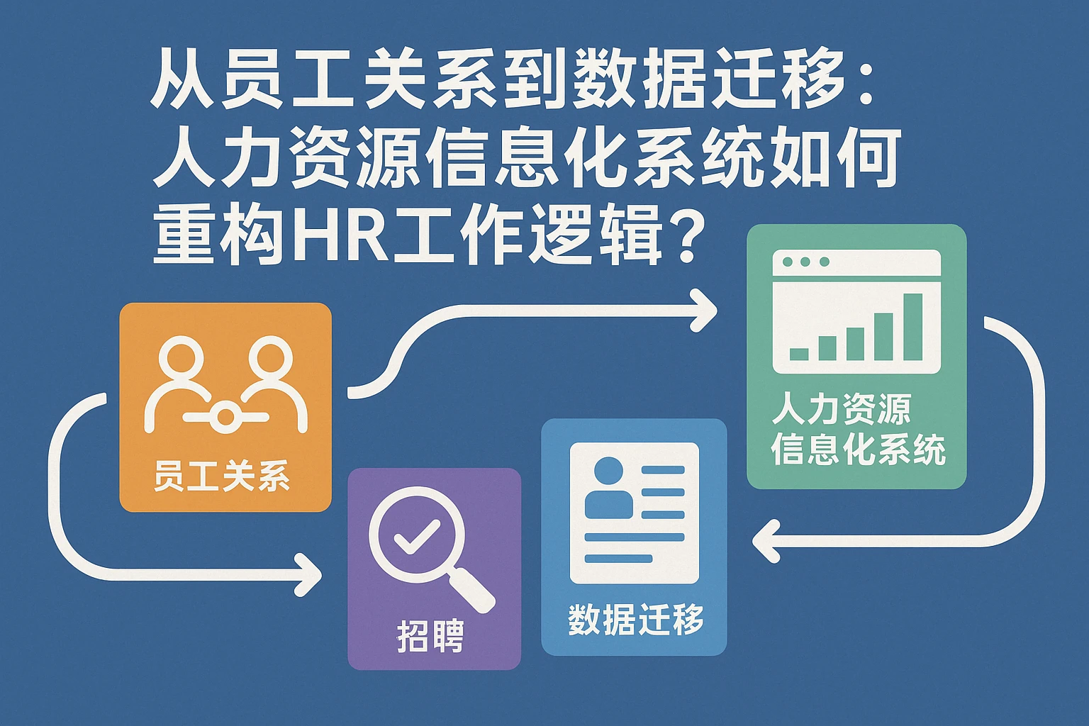 从员工关系到数据迁移:人力资源信息化系统如何重构HR工作逻辑?