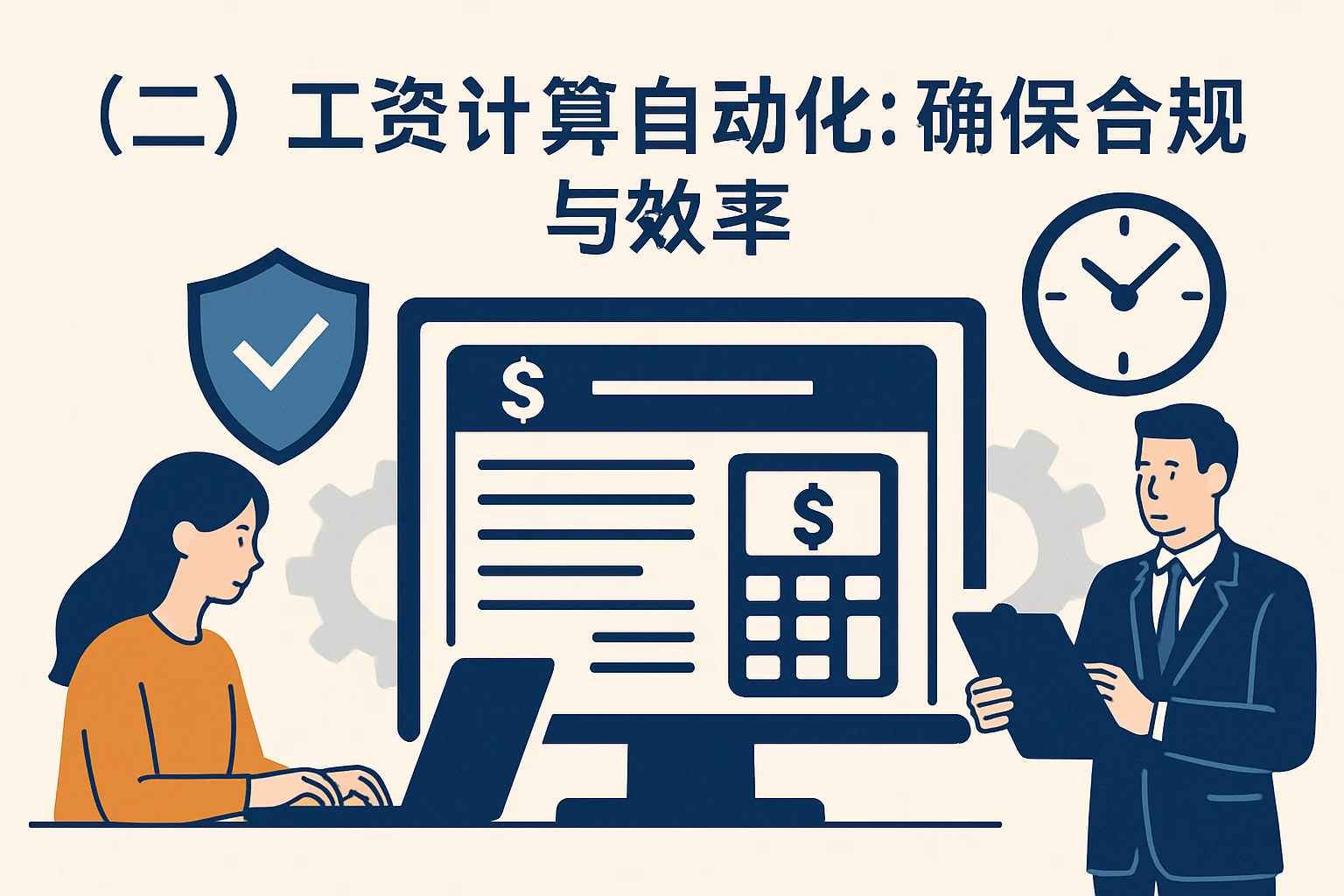(二)工资计算自动化:确保合规与效率
