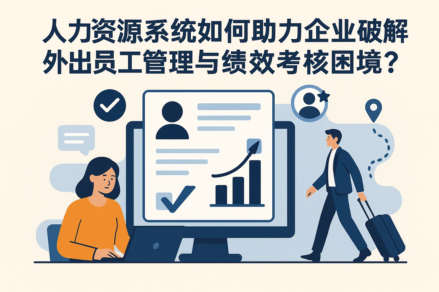 人力资源系统如何助力企业破解外出员工管理与绩效考核困境？